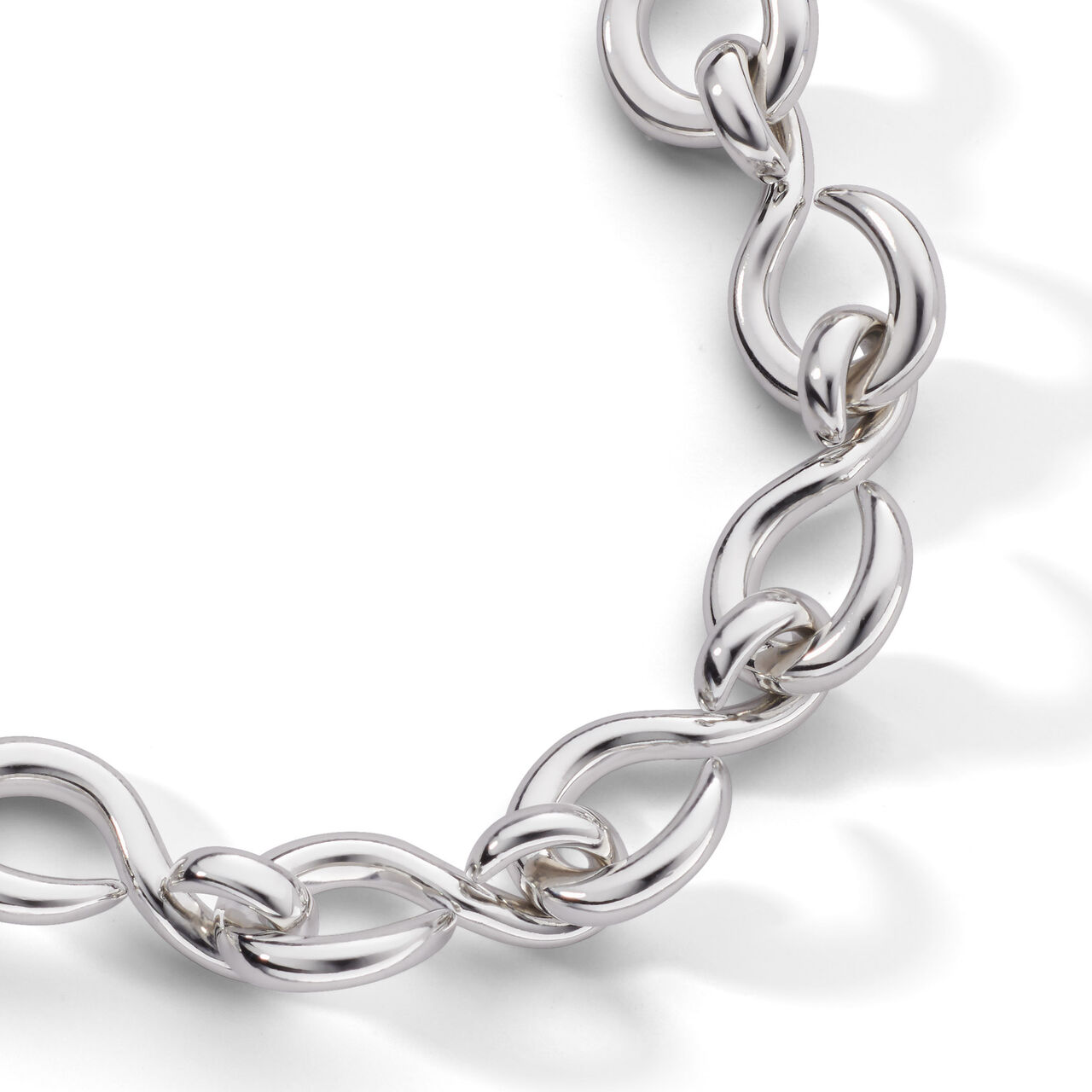 Monica Rich Kosann Infinite & Boundless The Twist Petite Infinity Silver Bracelet 42175 -Close Up image number 2