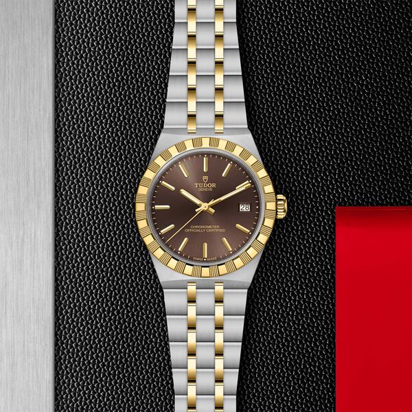 Royal Automatic 36 mm Stainless Steel and Yellow Gold