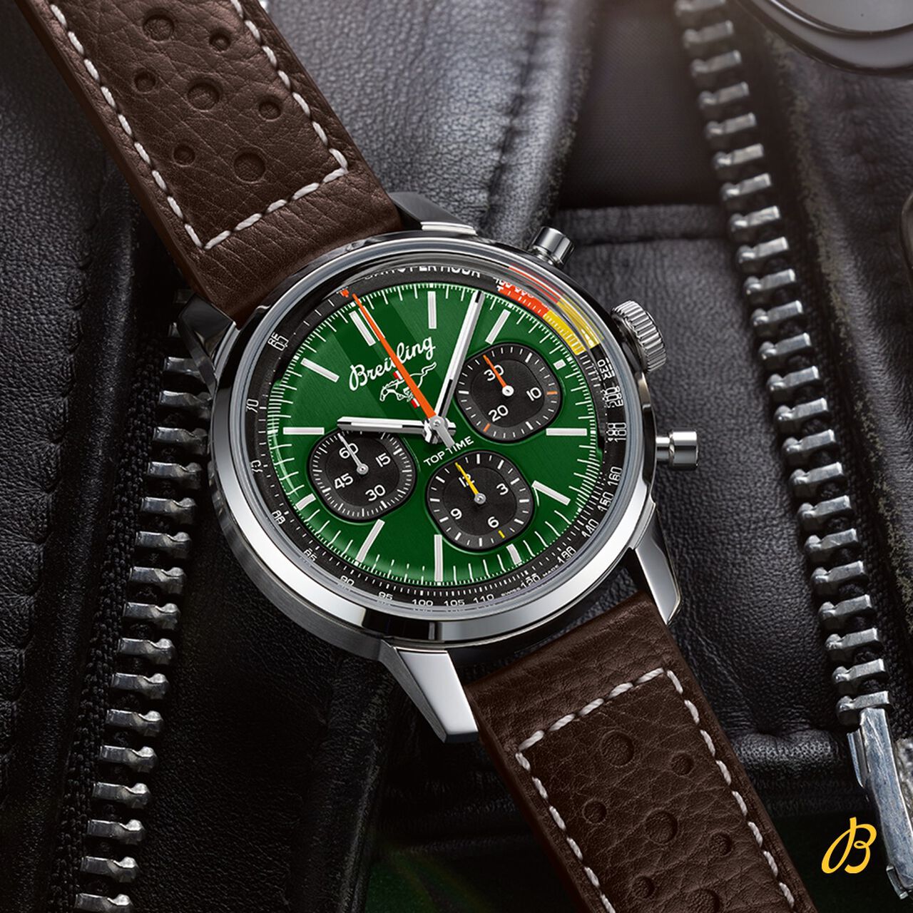 Breitling TopTime BO1 Ford Mustang Automatic Chronogra AB01762A1L1X1 Front Lifestyle 2 image number 3