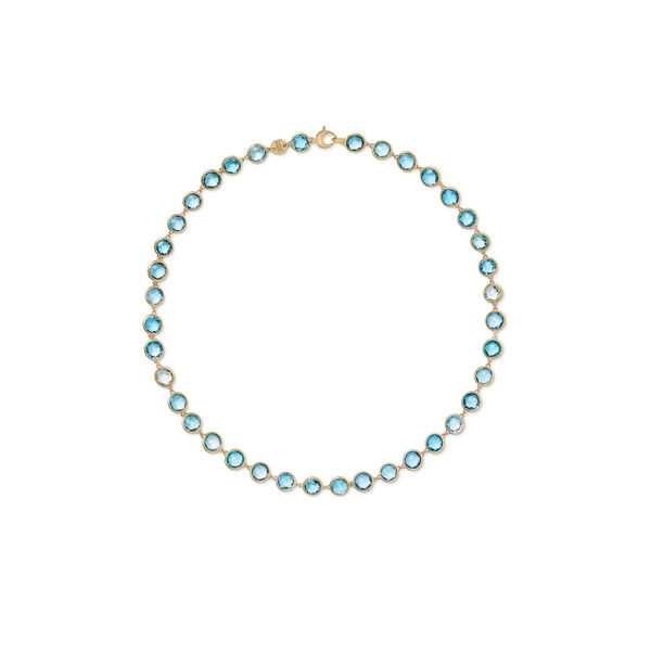 Jaipur Colour Yellow Gold and Topaz Necklace