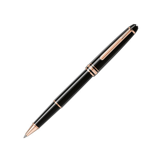 maison birks montblanc meisterstuck rose gold coated classique rollerball 112678 image number 0