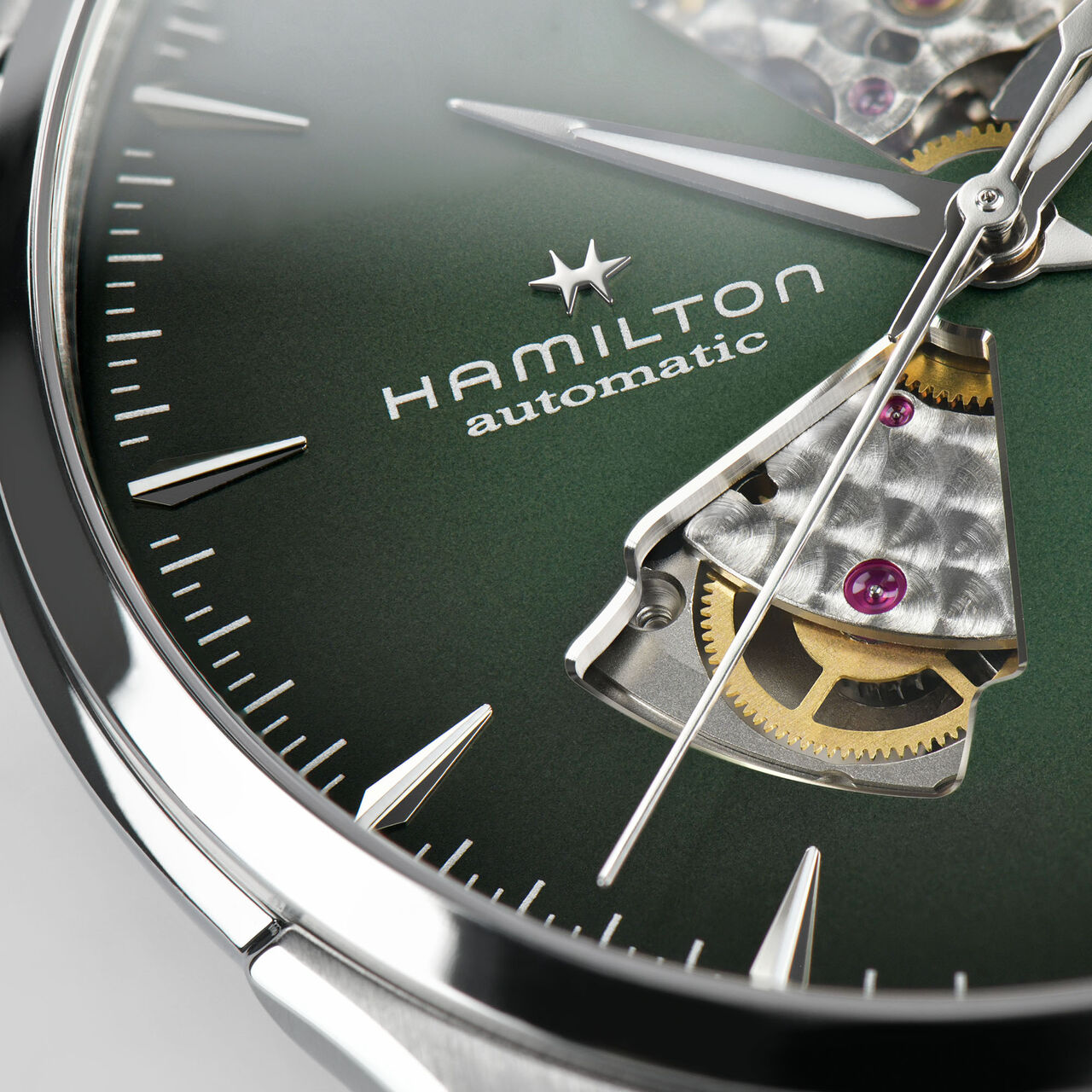 Hamilton Jazzmaster Automatic Open Heart 40 mm Stainless Steel H32675560 image number 3