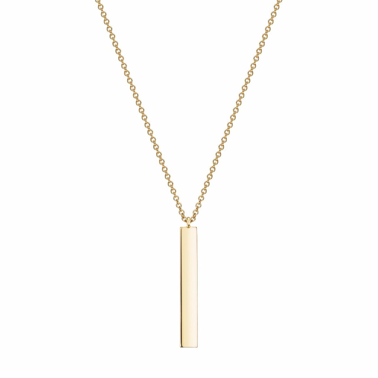 bijoux birks essentials vertical bar necklace image number 0