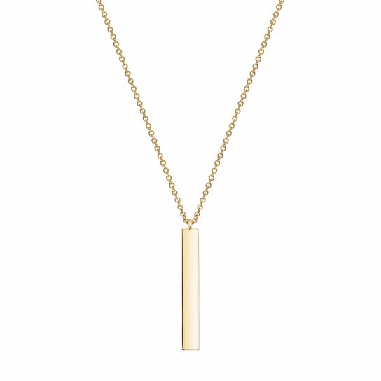 bijoux birks essentials vertical bar necklace image number 0