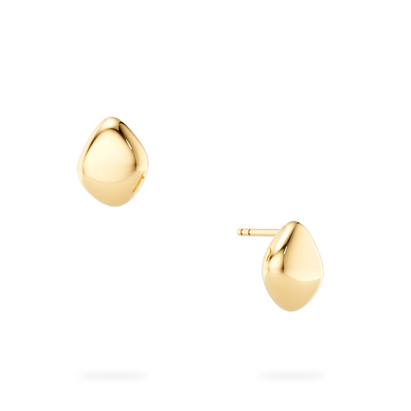Boucles d’oreilles sur clou en or jaune