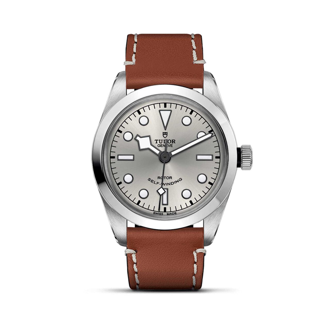 Tudor Black Bay 36 36Mm Steel Case Brown Leather Strap image number 0