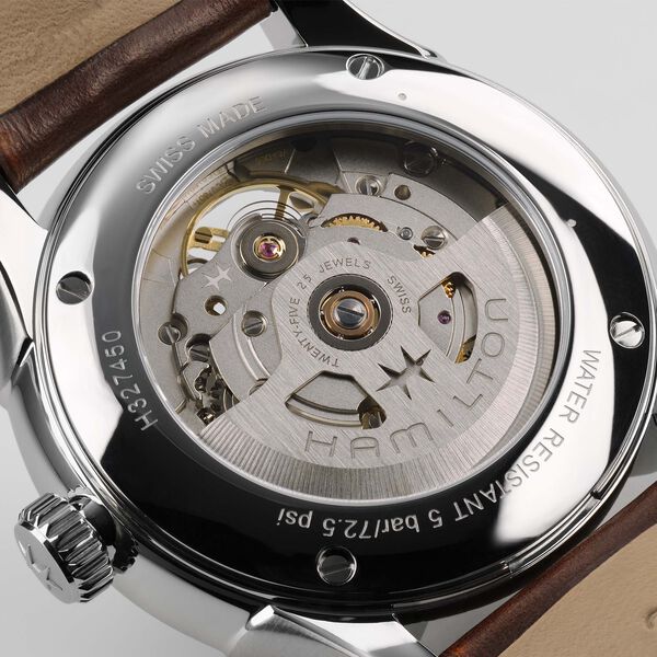 Jazzmaster Open Heart 40 mm automatique en acier inoxydable