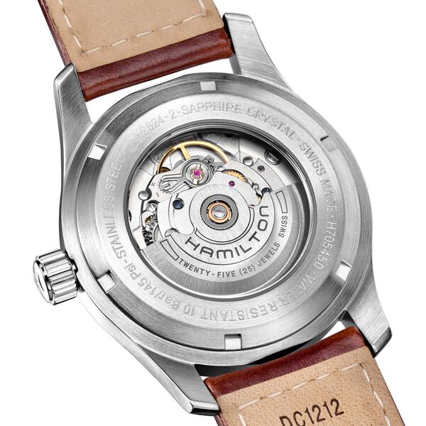 Khaki Field 42 mm automatique en acier inoxydable