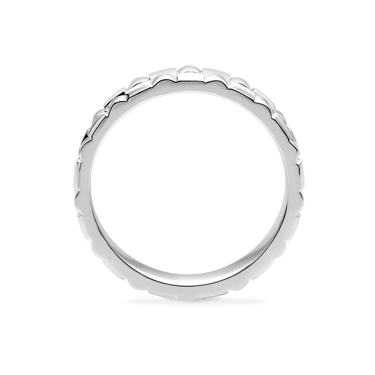 Birks Essentials Sterling Silver Men's Woven Ring image number 3