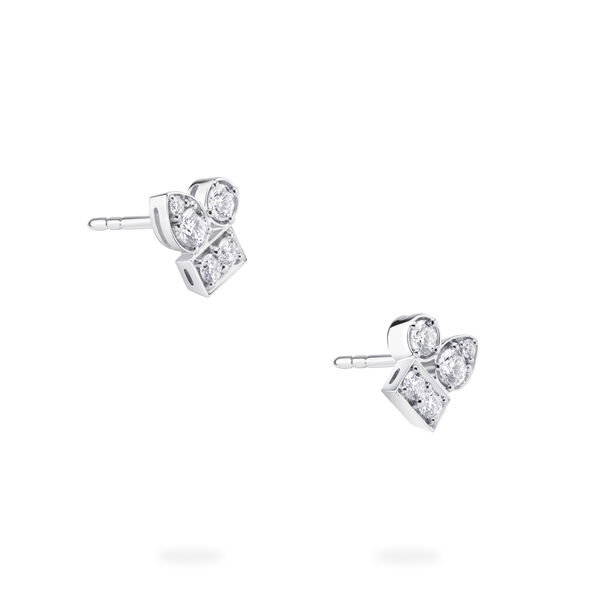 Boucles d'oreilles courtes en diamants