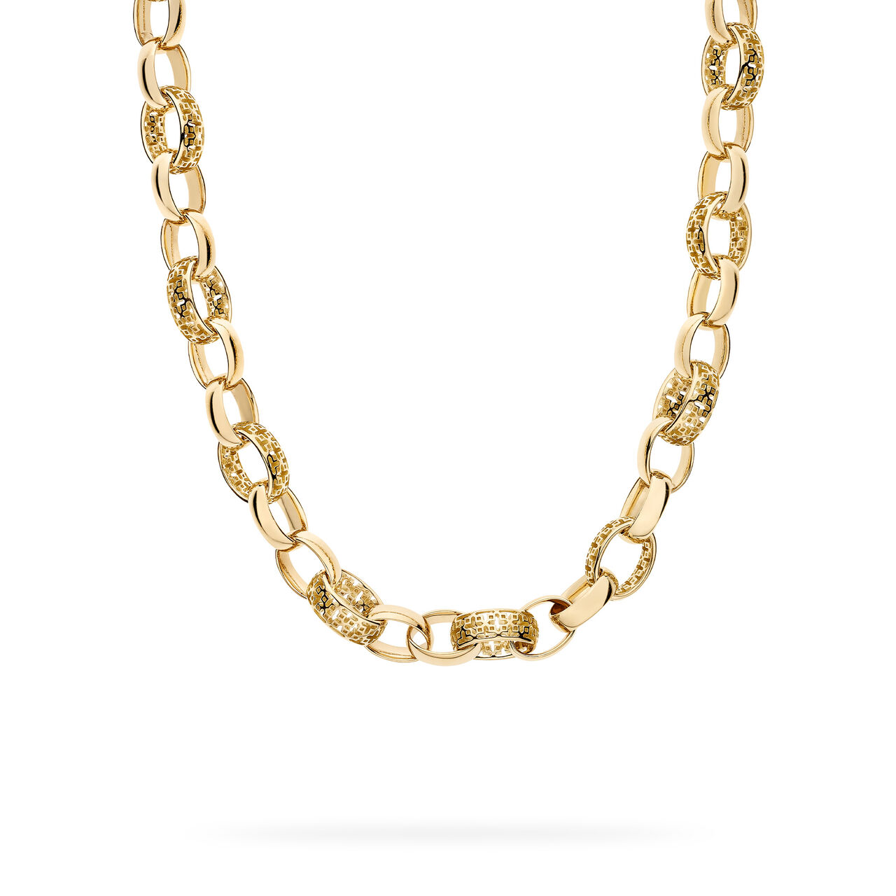 Yellow Gold Chain Necklace image number 0