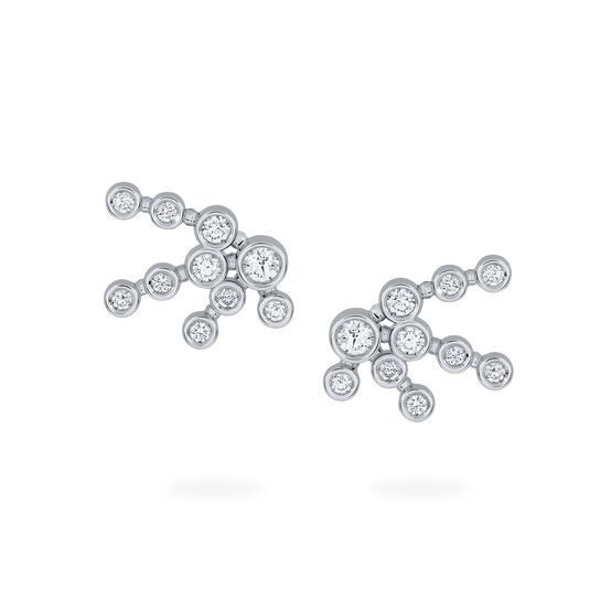bijoux birks splash diamond cluster earrings image number 1