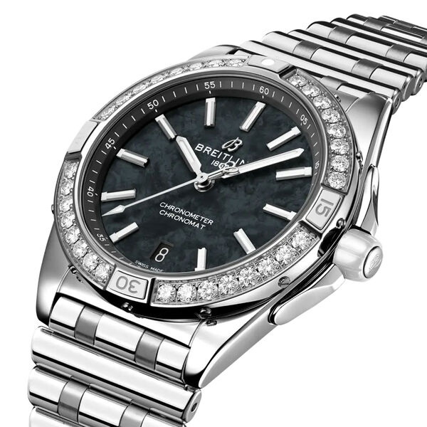 Super Chronomat Automatic 38 mm Stainless Steel and Diamond - Limited Edition
