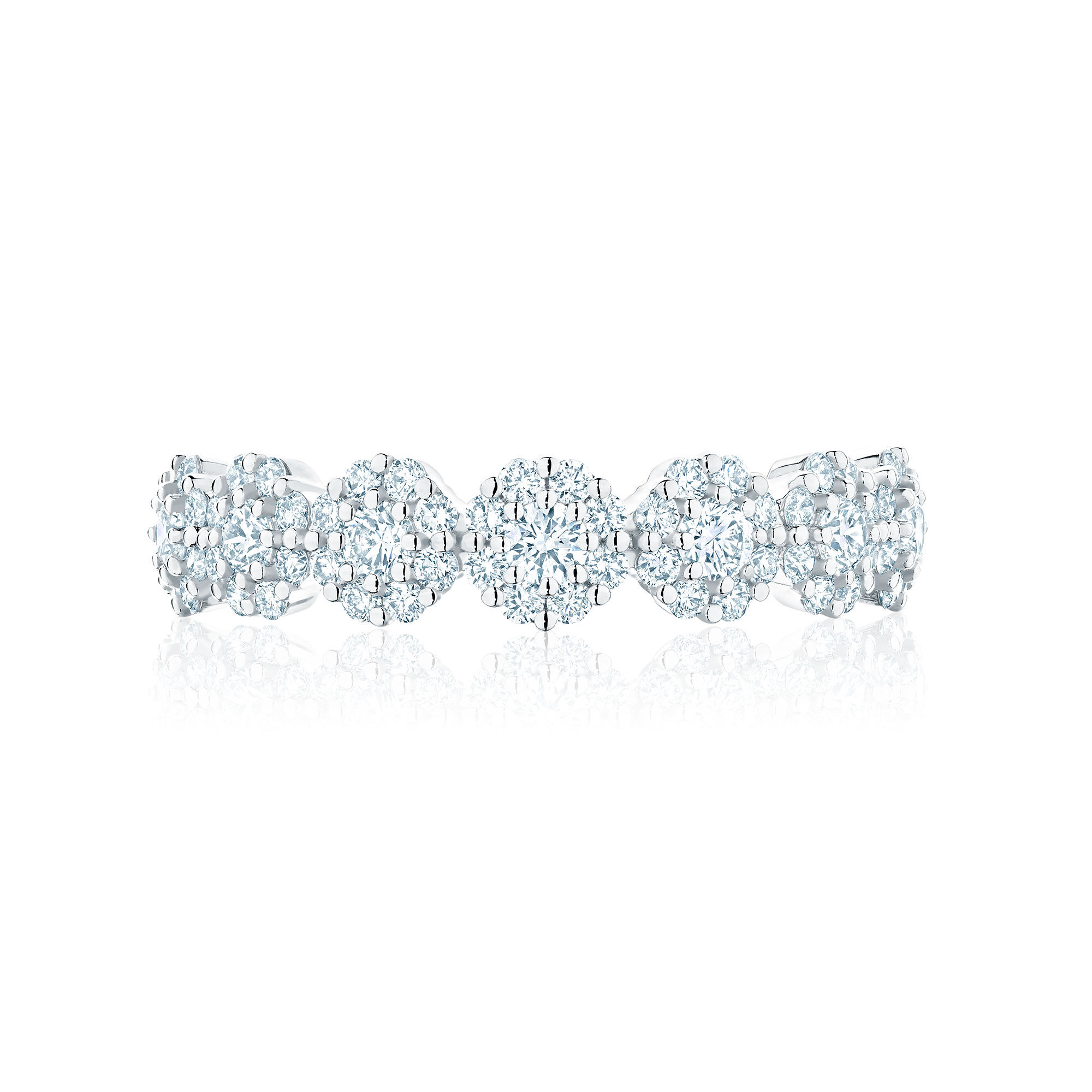 White gold snowflake ring outlet