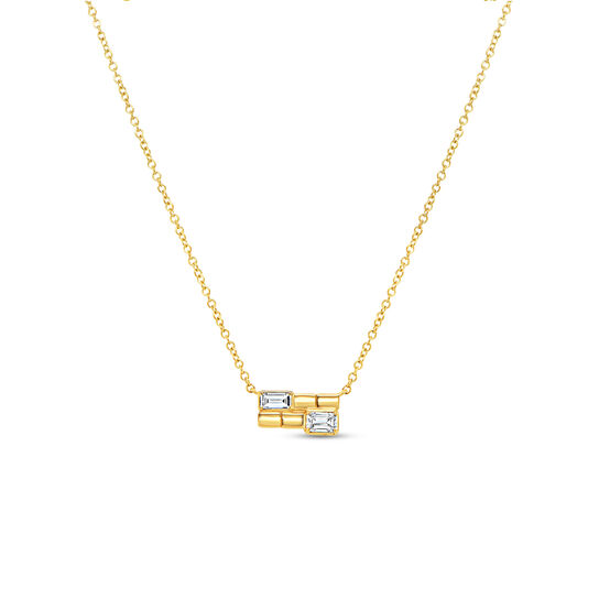 Uneek Alexandria Yellow Gold and Diamond Pendant NK1175 image number 0