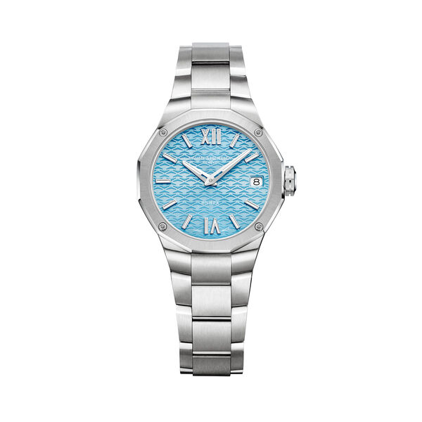 Riviera 33 mm quartz en acier inoxydable