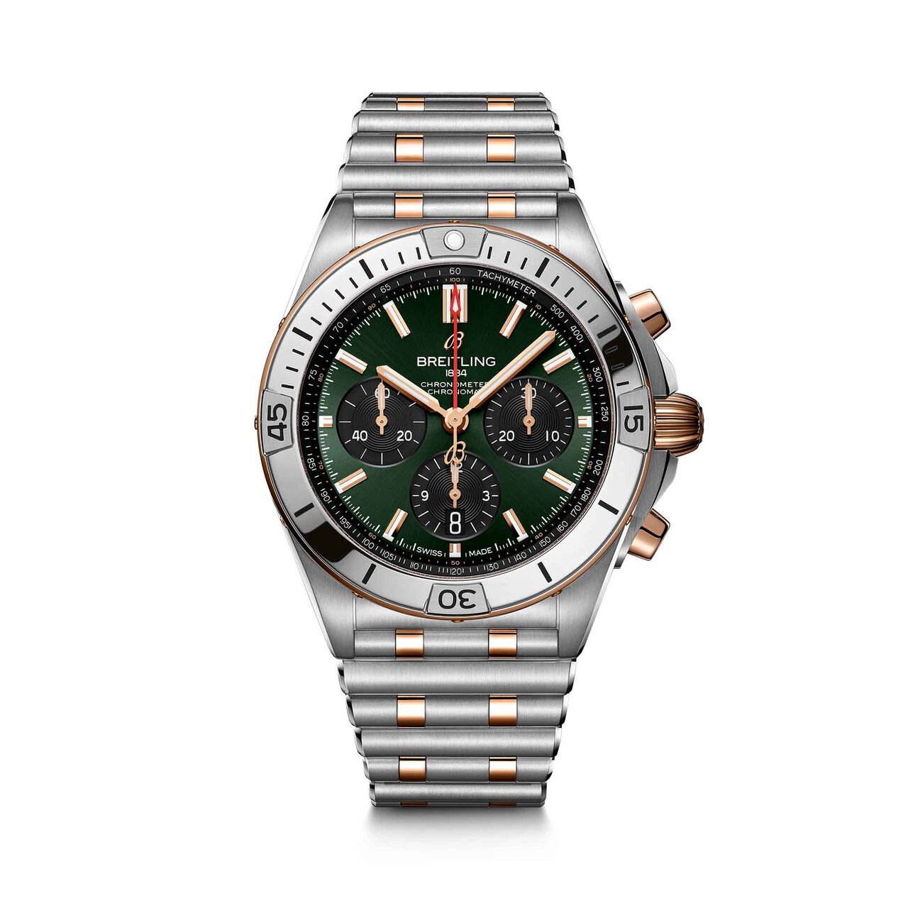 Breitling Chronomat B01 Automatic Chronograph 42 mm Stainless Steel and Red Gold image number 0