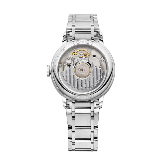 Classima 34 mm automatique en acier inoxydable et diamants image number 1
