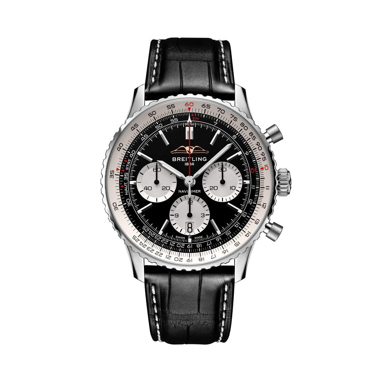 Breitling Navitimer B01 Chronograph Steel 43 - Black AB0138211B1P1 Front image number 0