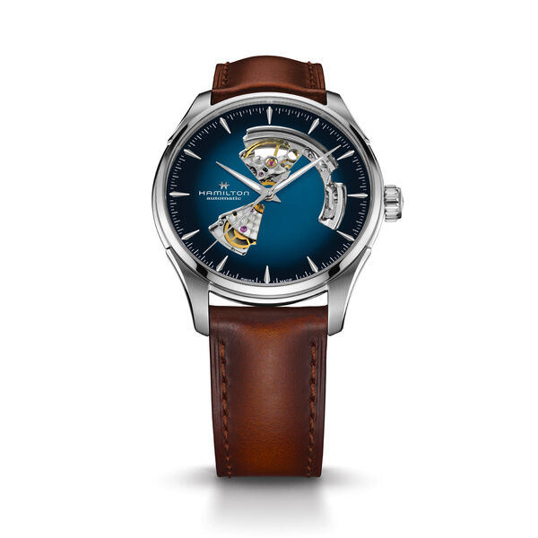 Jazzmaster Open Heart 40 mm automatique en acier inoxydable