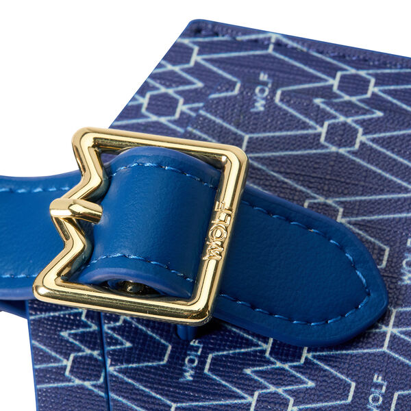Étiquette à bagage Signature bleu