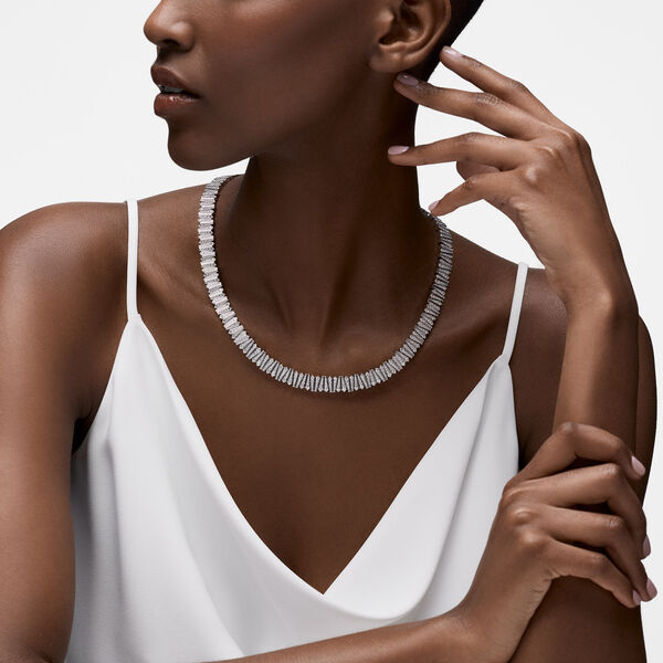 Collier en diamants et or blanc 18 carats