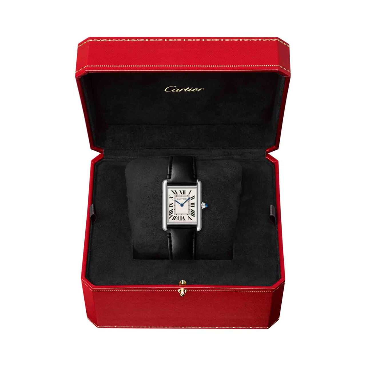 cartier tank must large solarbeat 33 25 steel wsta0059 box image number 1