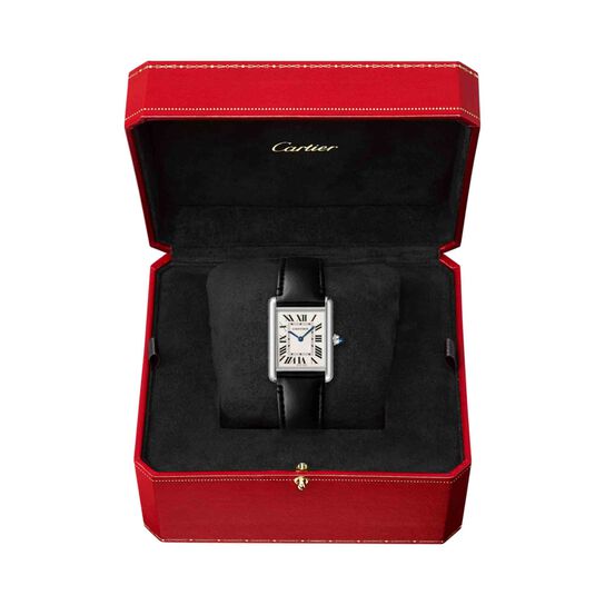 cartier tank must large solarbeat 33 25 steel wsta0059 box image number 1