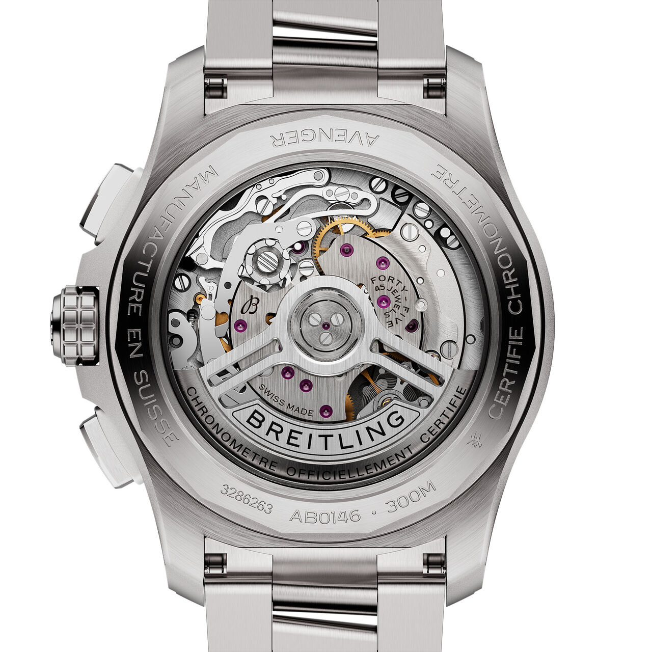 /Breitling Avenger B01 Automatic Chronograph 42 mm Stainless Steel AB0146101L1A1 image number 1