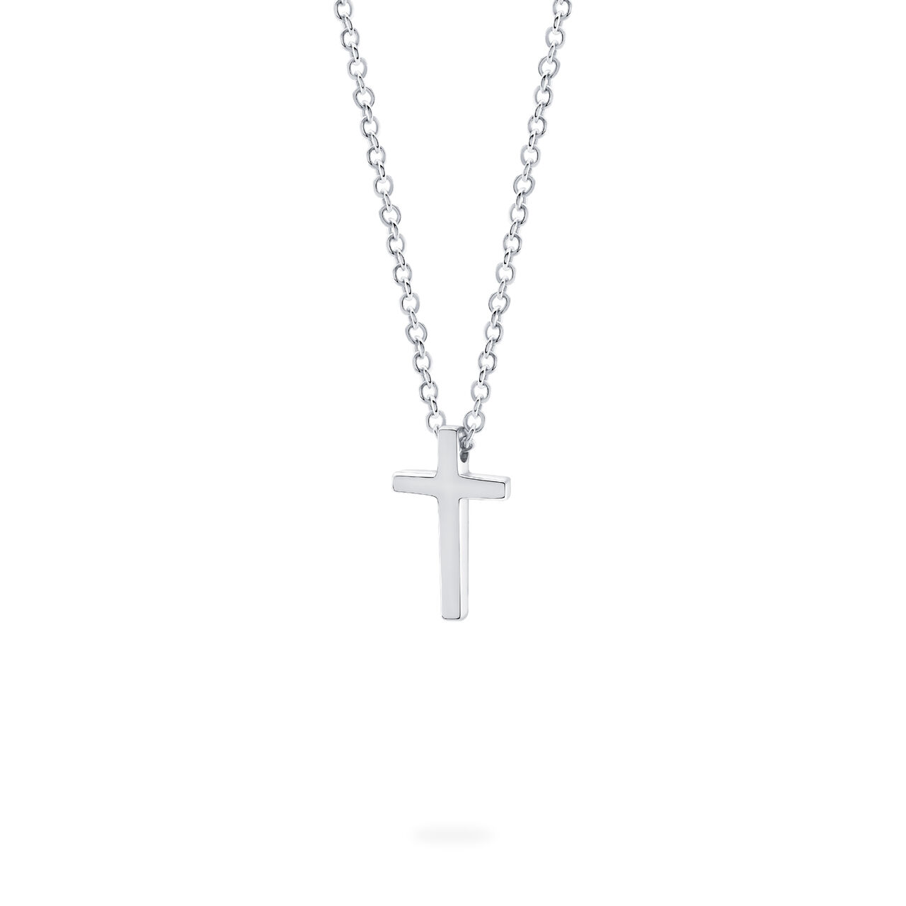 Birks Essentials Sterling Silver Cross Pendant for Kids image number 1