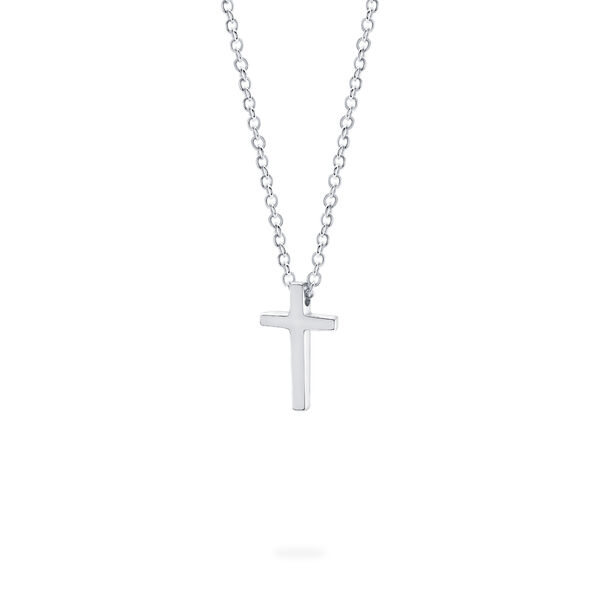 Pendentif en croix en argent pour enfants