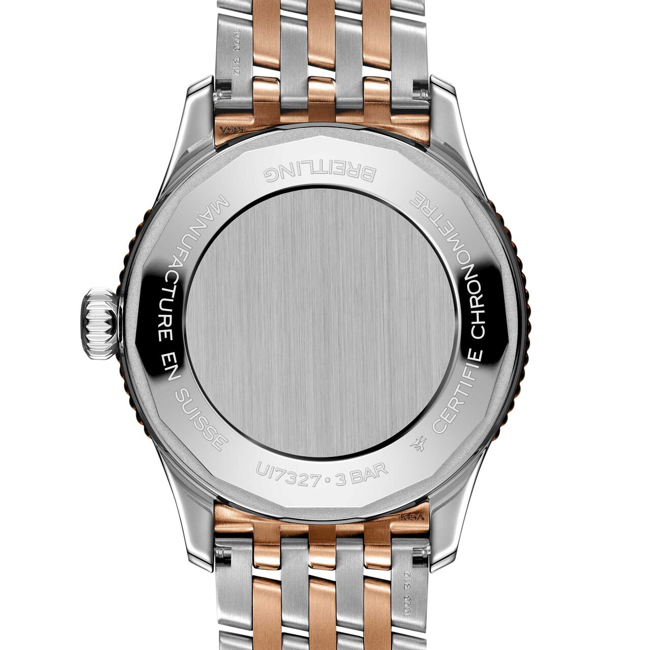 Breitling Navitimer Automatic 36 mm Stainless Steel, Red Gold and Diamond U17327211A1U1 Back image number 2