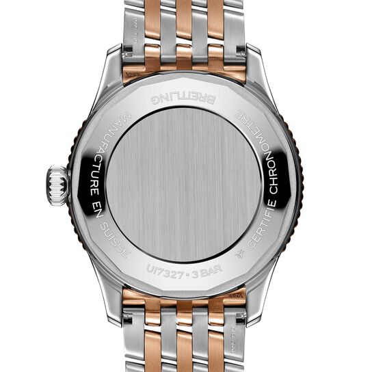 Breitling Navitimer Automatic 36 mm Stainless Steel, Red Gold and Diamond U17327211A1U1 Back image number 2
