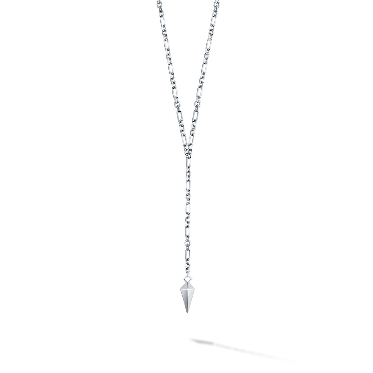 Birks Rock & Pearl Silver Lariat Necklace image number 0