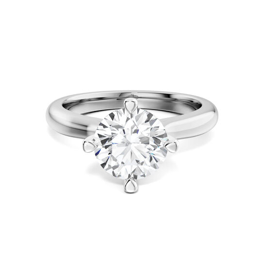 Birks Nordic Light Round Solitaire Diamond Engagement Ring image number 0