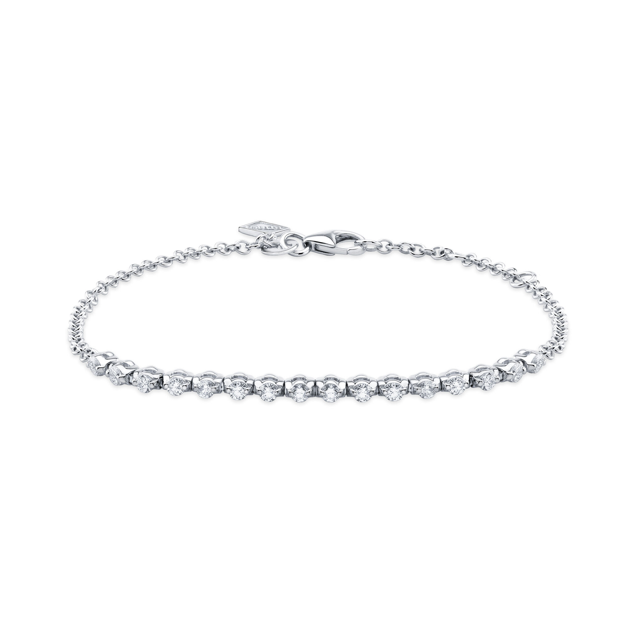Single line diamond bracelet hotsell