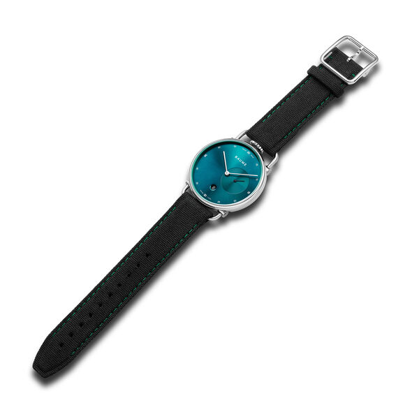 Baume 41 mm petites secondes quartz en acier inoxydable