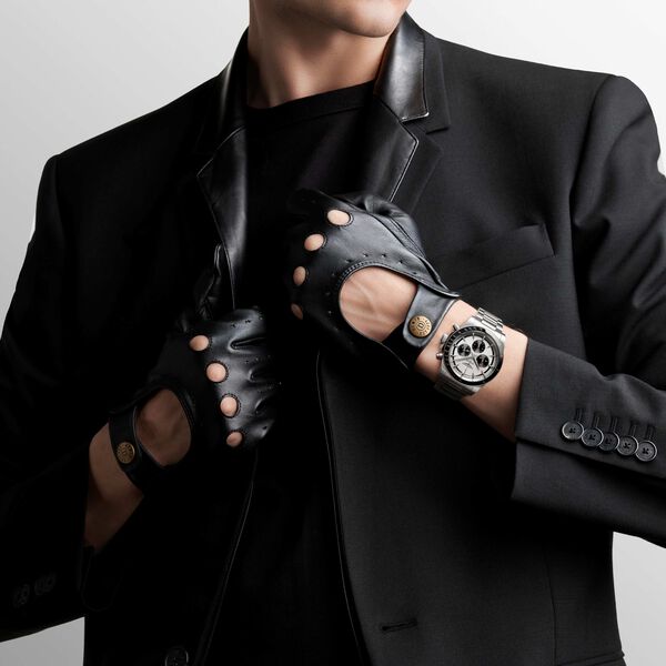 Conquest 42 mm chronograph automatique en acier inoxydable