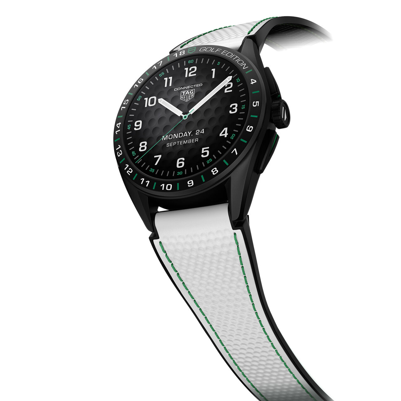 Tag Heuer Connected Calibre E4 Golf 45 mm Titanium SBR8A81.EB0251 Angle image number 1