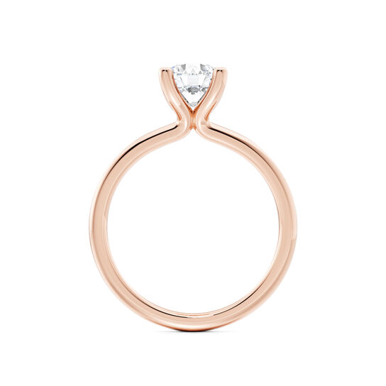 Birks Ros&eacute;e du Matin Round-Cut Solitaire Diamond Engagement Ring in Rose Gold image number 2