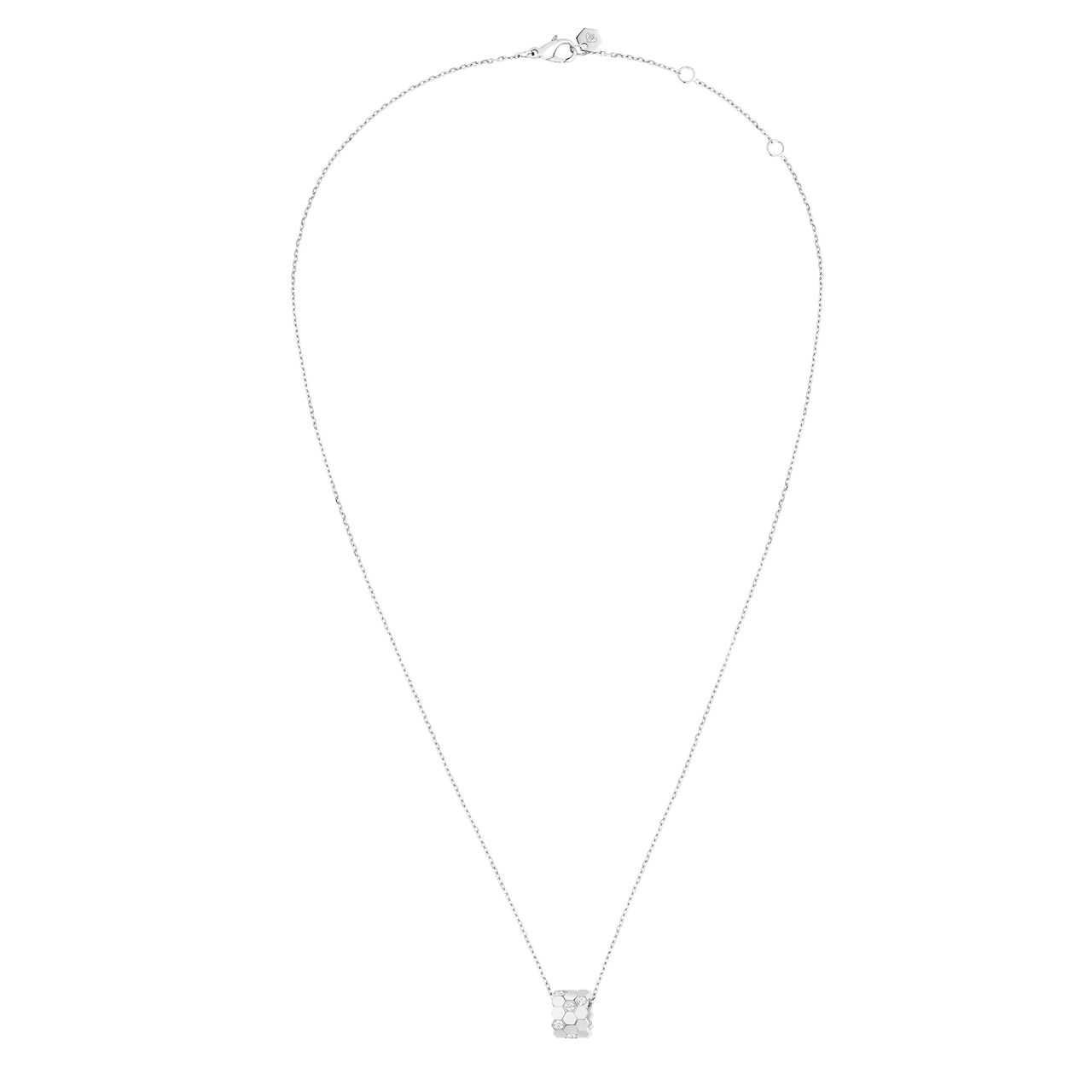 chaumet bee my love white gold diamond necklace 85158 full image number 1