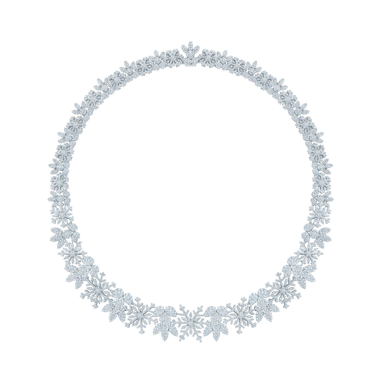 Birks Snowflake High Jewellery Diamond Riviera Necklace image number 0