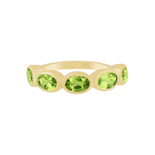 Oval Shape Peridot Ring image number 0