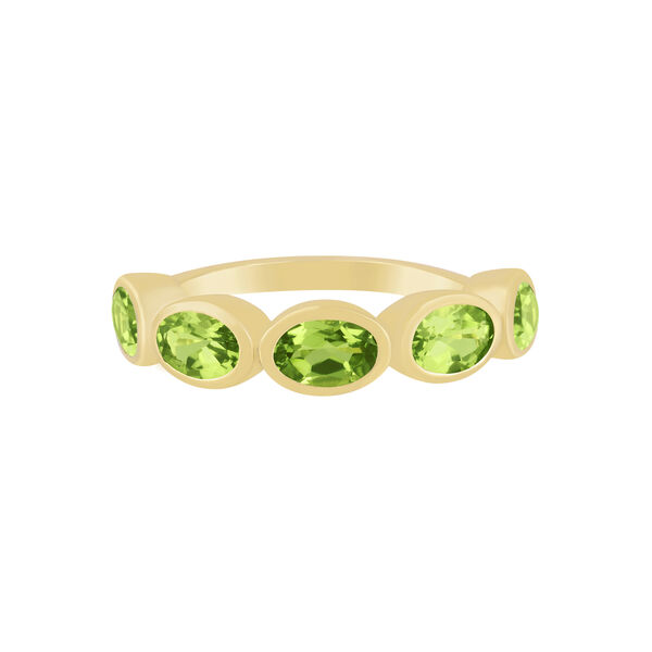 Oval Shape Peridot Ring