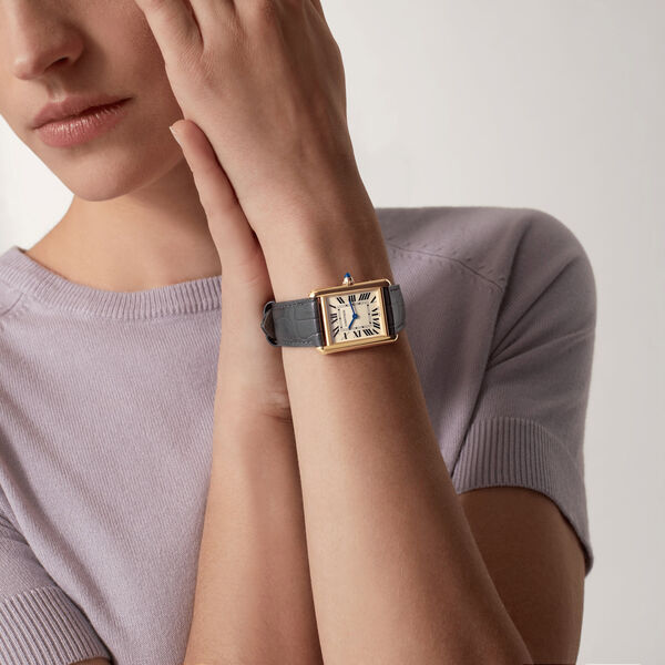 Tank Louis Cartier 34 X 25 mm quartz en or jaune, moyen mod&egrave;le