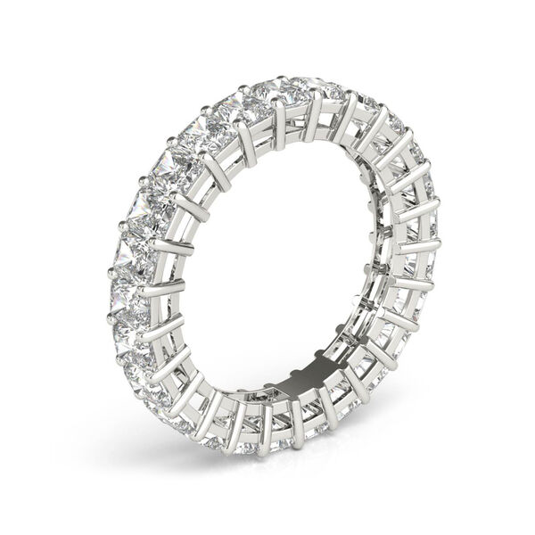 Alliance platine et diamants taille radiant 1.95 ct