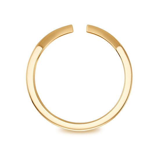 Bague ouverte en or jaune image number 2