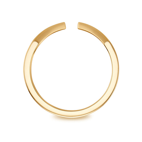 Bague ouverte en or jaune