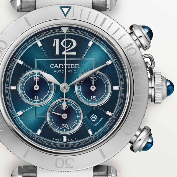 Pasha de Cartier Automatic Chronograph 41 mm Stainless Steel