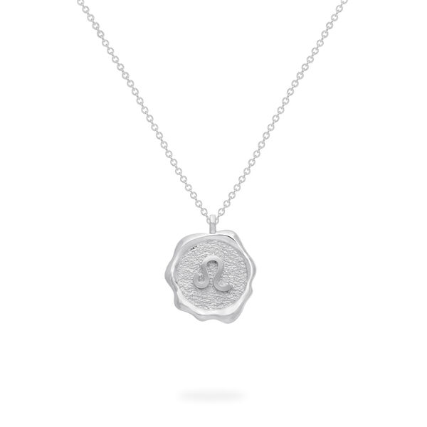 Zodiac Leo Pendant in Sterling Silver